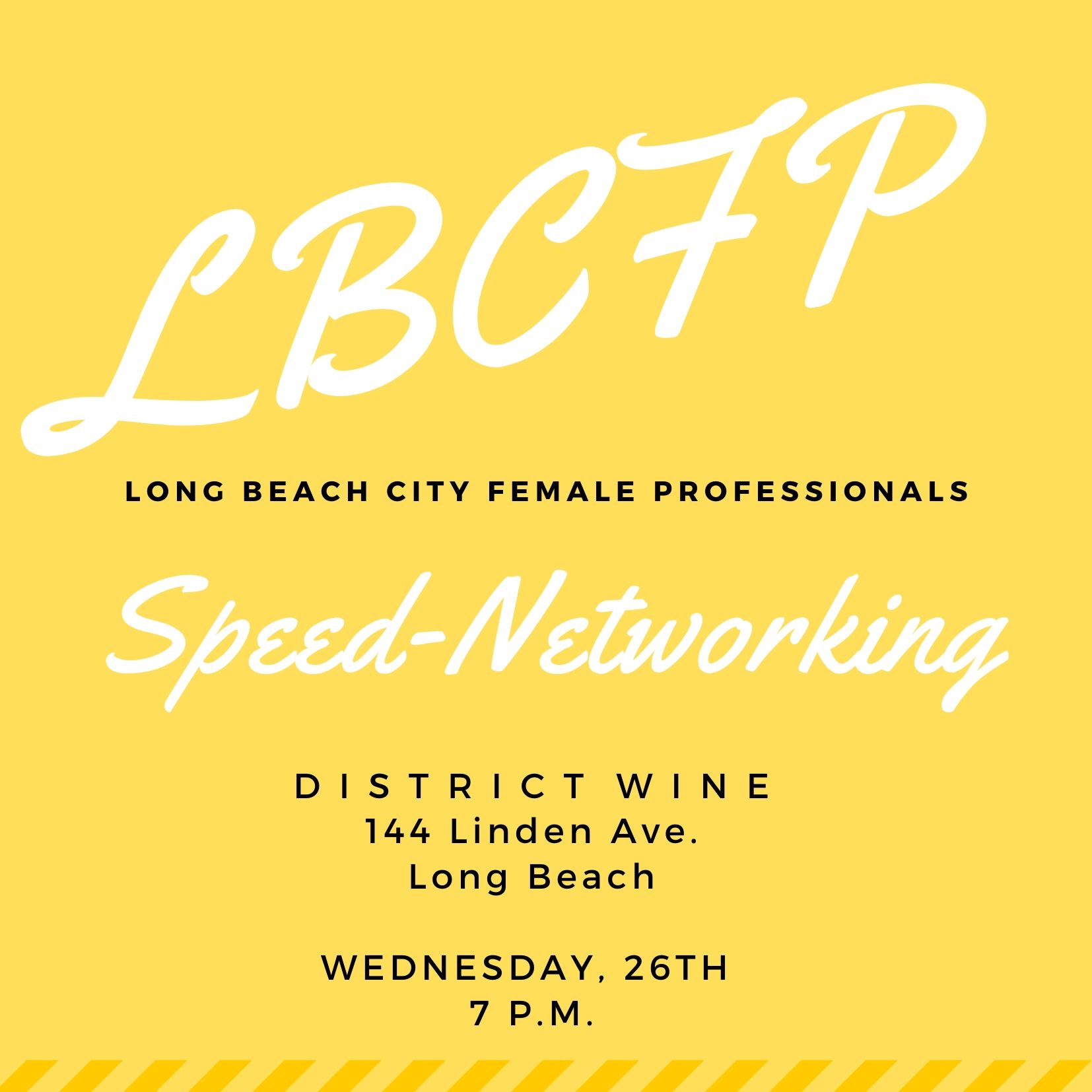 Long Beach City Female Professionals Speed-Networking