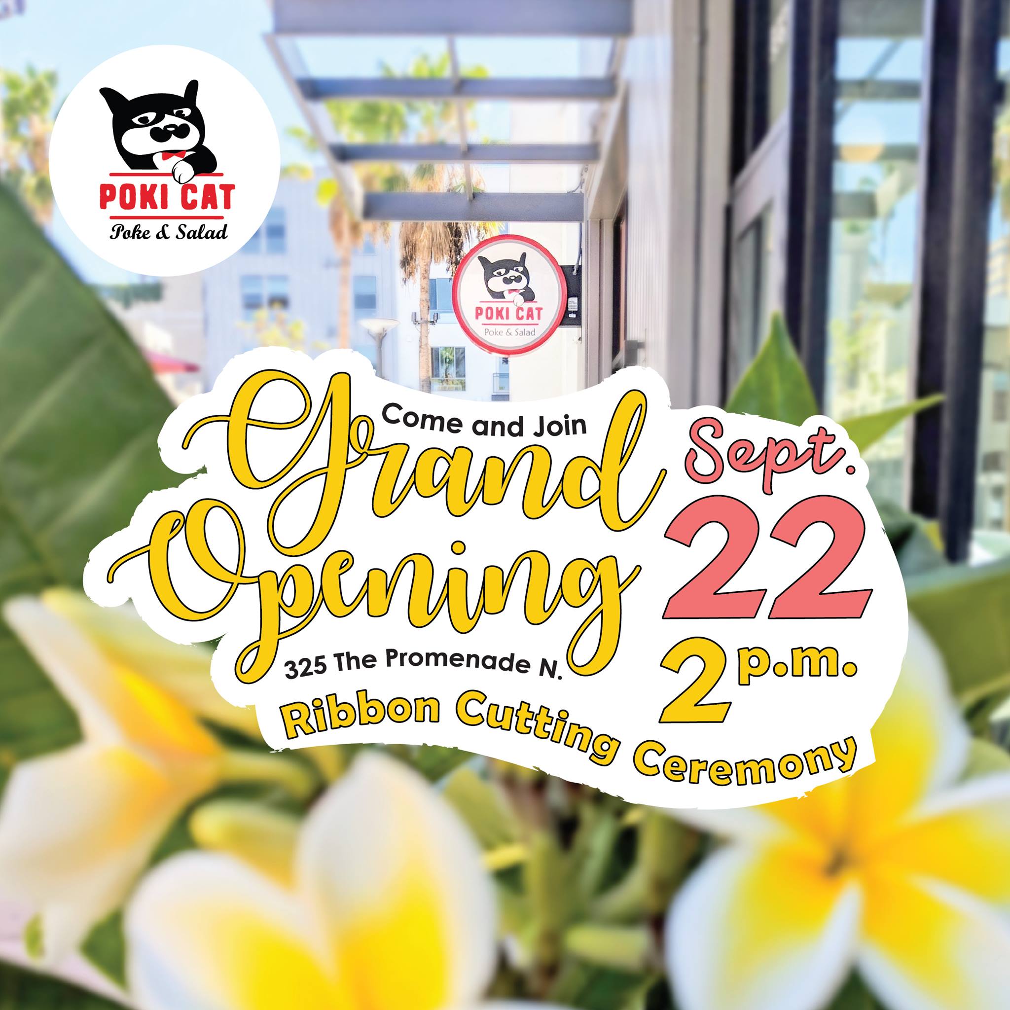Poki Cat Officially Opens at The Streets in DTLB