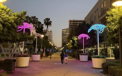 Glowing Trees? Inside the ‘Long Beach Lights’ Art Taking Over The Promenade