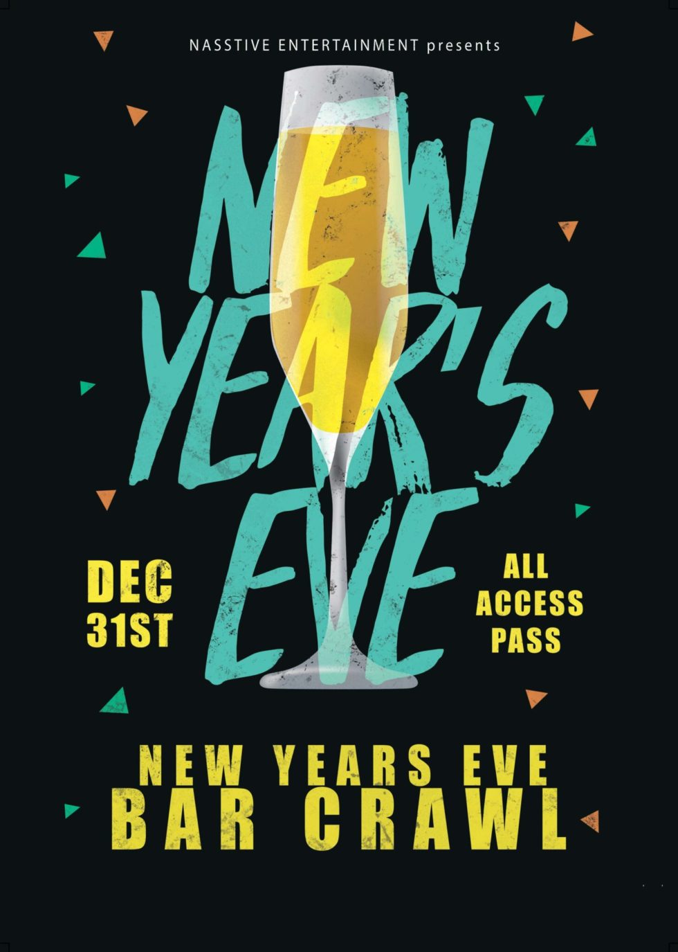 New Years Eve 2023 Long Beach NYE Bar Crawl All Access Pass