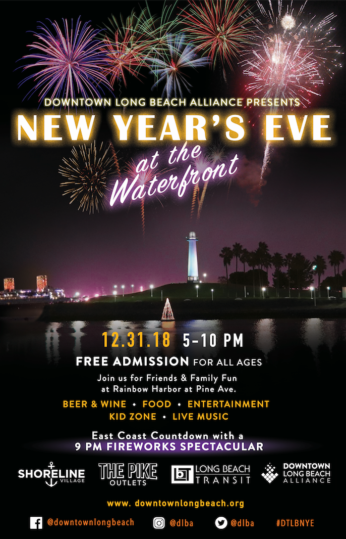 New Year’s Eve at the Waterfront Downtown Long Beach Alliance
