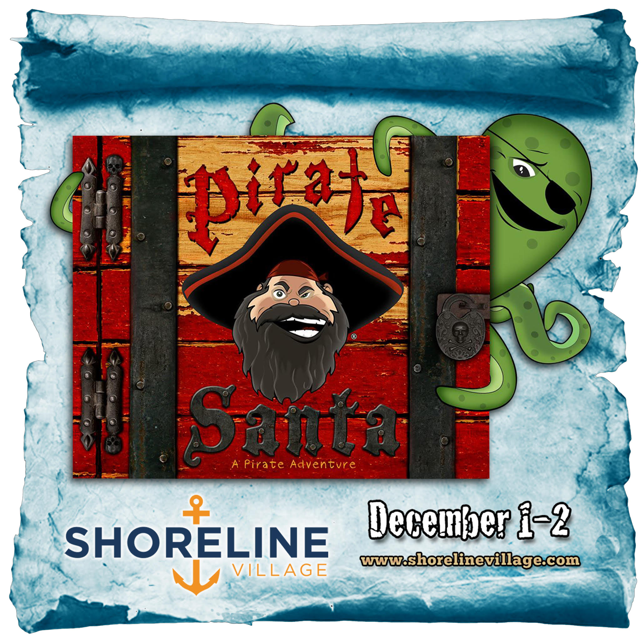 Pirate Santa Clickable Ad copy | Downtown Long Beach Alliance