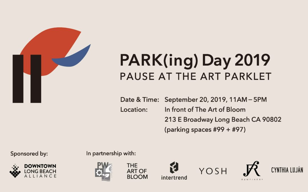 Press Release:  Park(ing) Day 2019