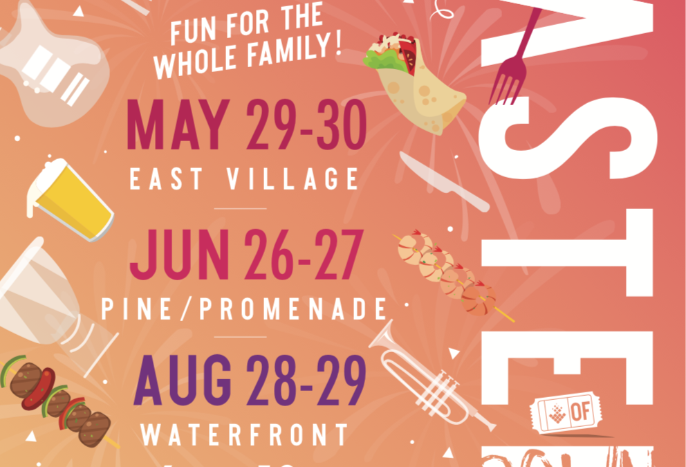 Press Release: Taste of Downtown Series Returns to East Village, Pine Avenue and the Waterfront