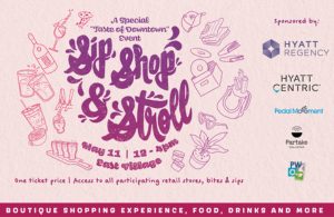 Taste of Downtown Kicks Off 15th Year with “Sip, Shop & Stroll” – A Special Event in the Series