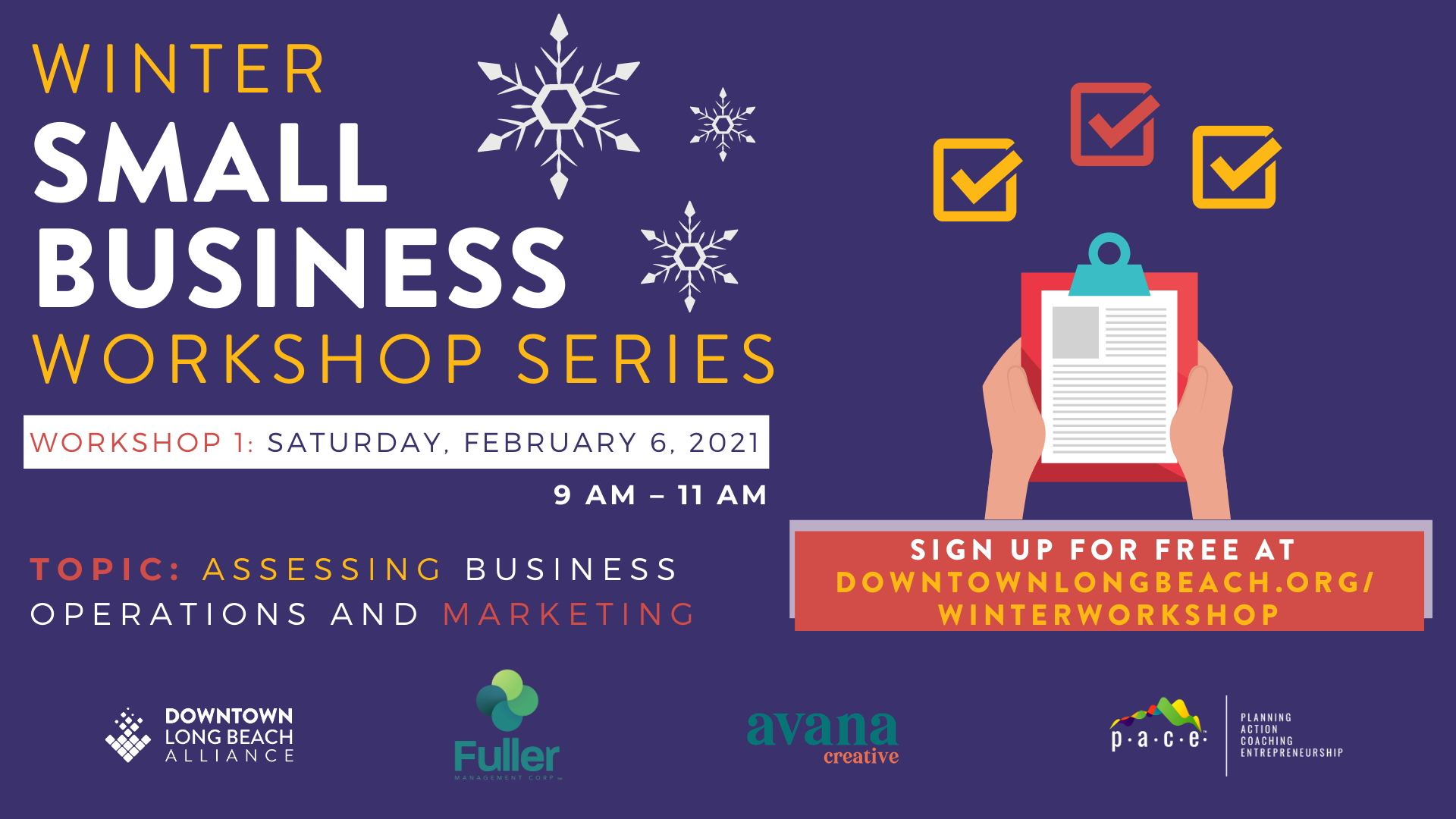 2021 Winter Small Business Workshop #1 | Downtown Long Beach Alliance