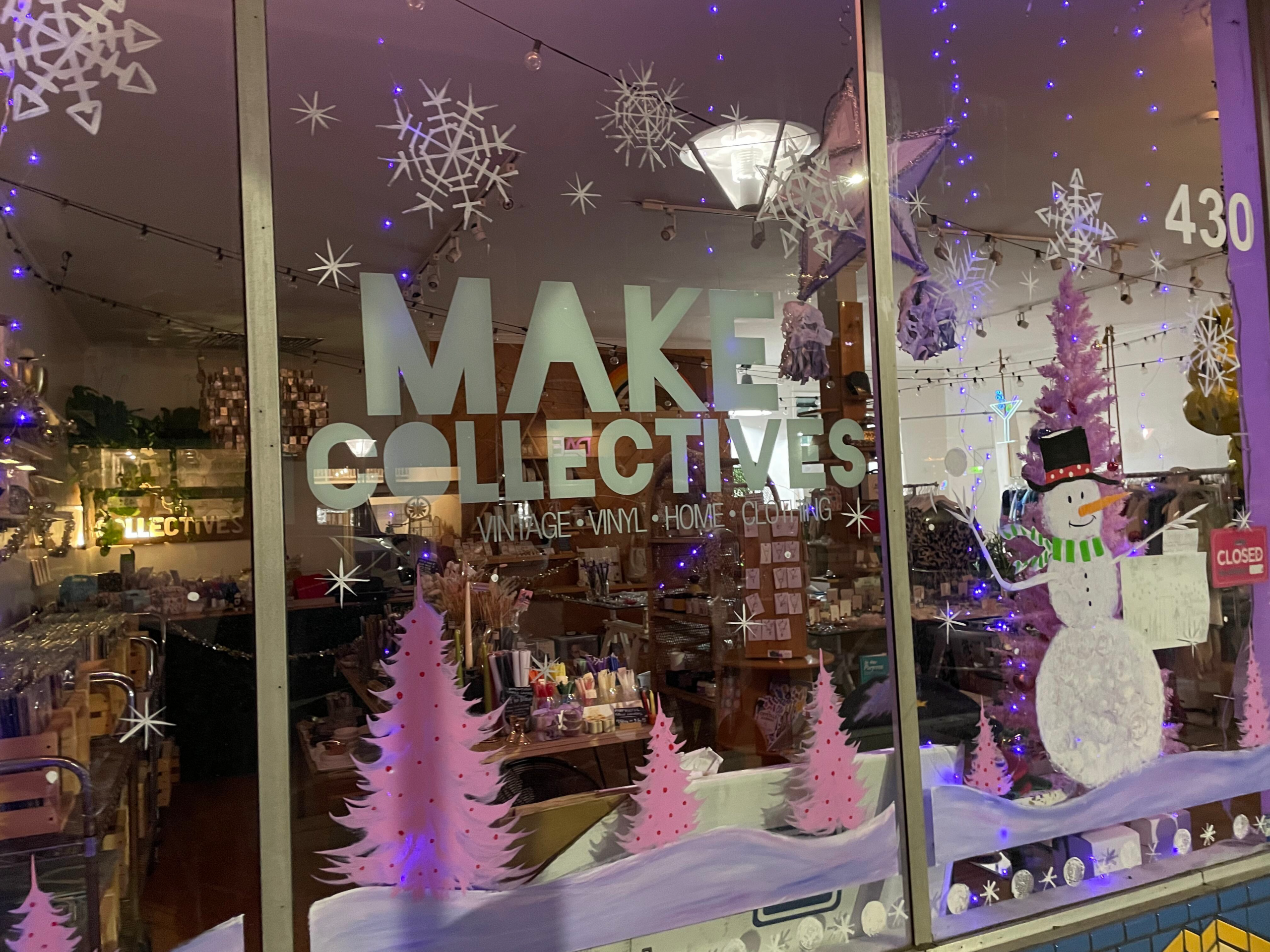 Make Collective Decorated Storefront in the East Village